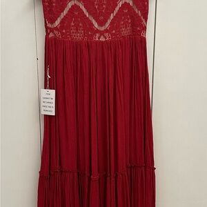 Elegant Red Lace Joyfolie size 12 Dress holiday